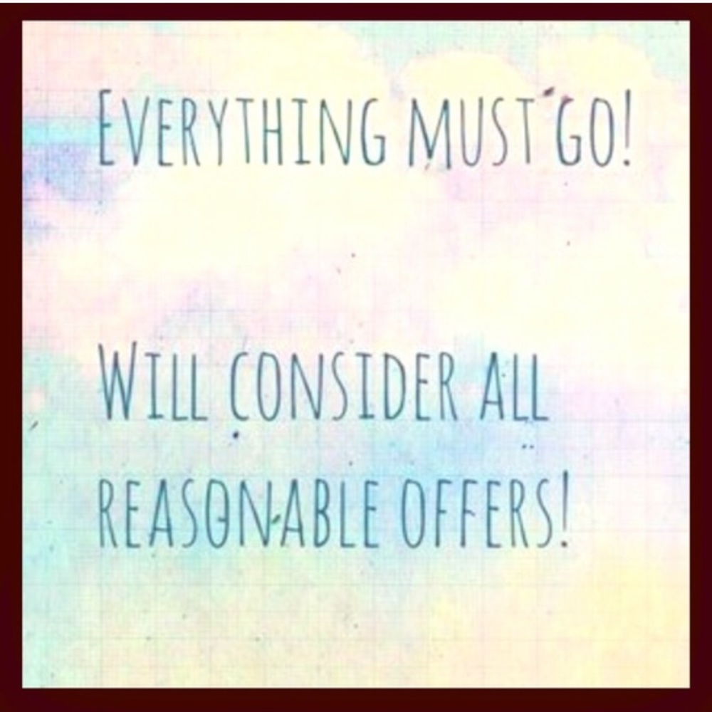 Everything must go!!